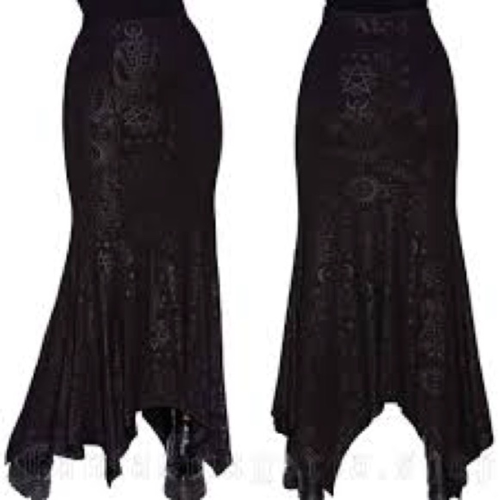 Killstar elemental maxi skirt